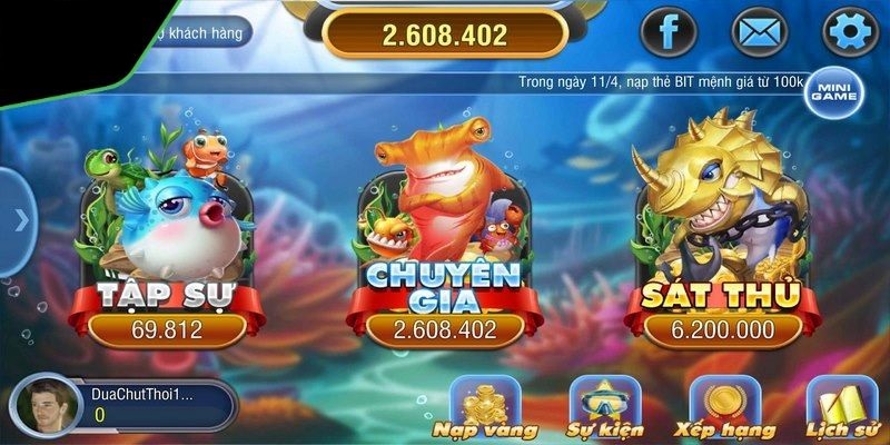 Bắn Cá Vua Hải Tặc tại Moto88 – Chinh phục đại dương, săn cá rinh thưởng 2 Phòng chơi chuyên gia Bắn Cá Vua Hải Tặc tại Moto88