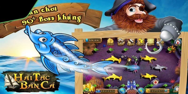 Bắn Cá Vua Hải Tặc tại Moto88 – Chinh phục đại dương, săn cá rinh thưởng 3 Hệ thống vũ khí, sinh vật biển trong Bắn Cá Vua Hải Tặc